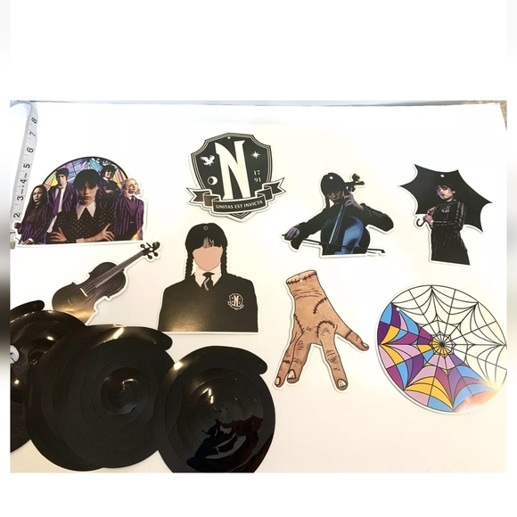 Wednesday Birthday Decorations Bundle - Picture 8 of 17